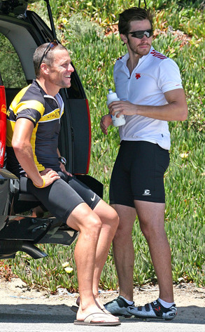 Jake Gyllenhaal, Lance Armstrong Jake Gyllenhaal, Lance Armstrong